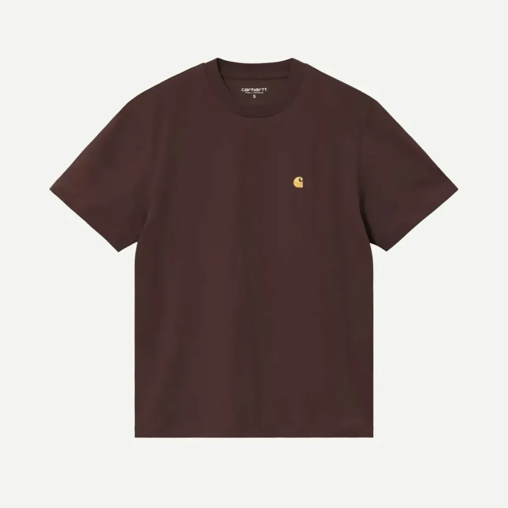 [I033045_3XE_XX] Women's S/S Chase T-Shirt "Palisander / Gold" - I033045_3XE_XX (XS)