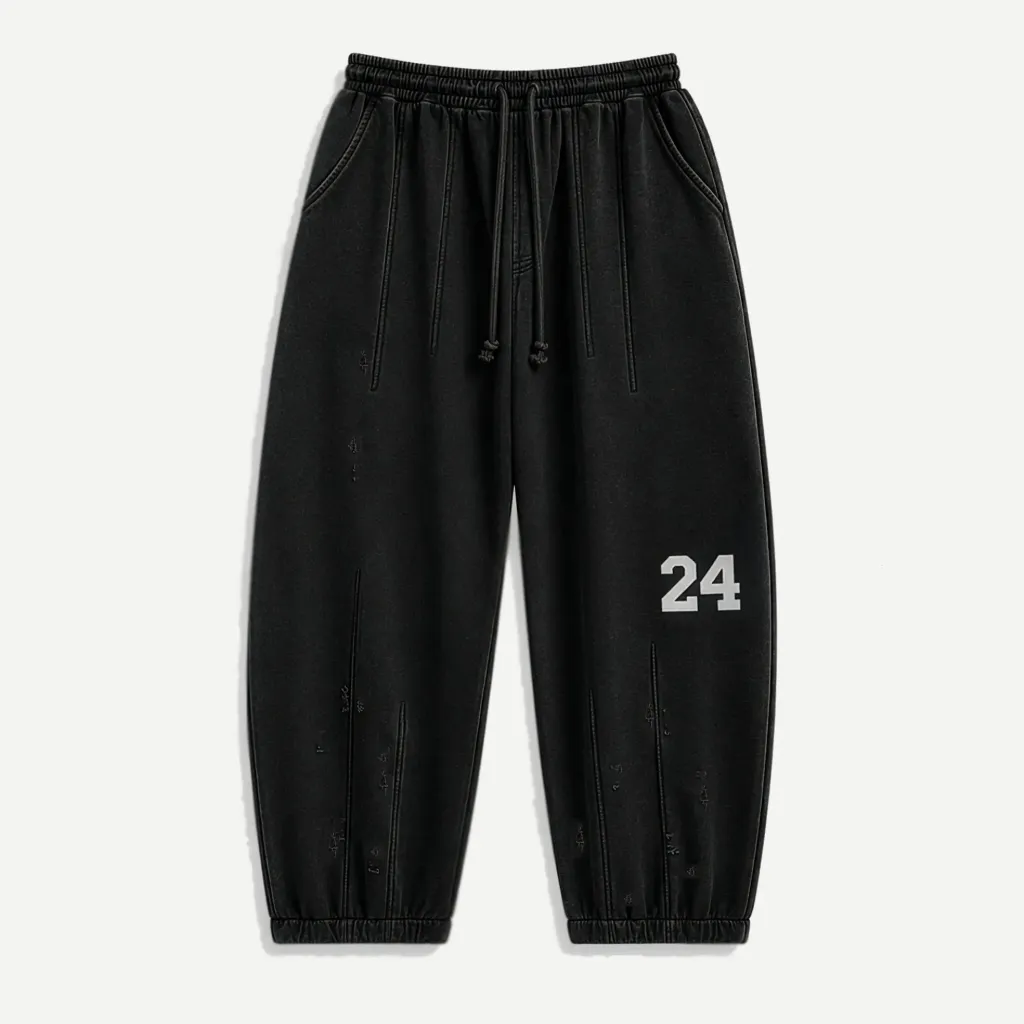 Pantalon Large Délavé SUNFADED JUMBO "Black" - SUNFADEDJUMBOBLACK