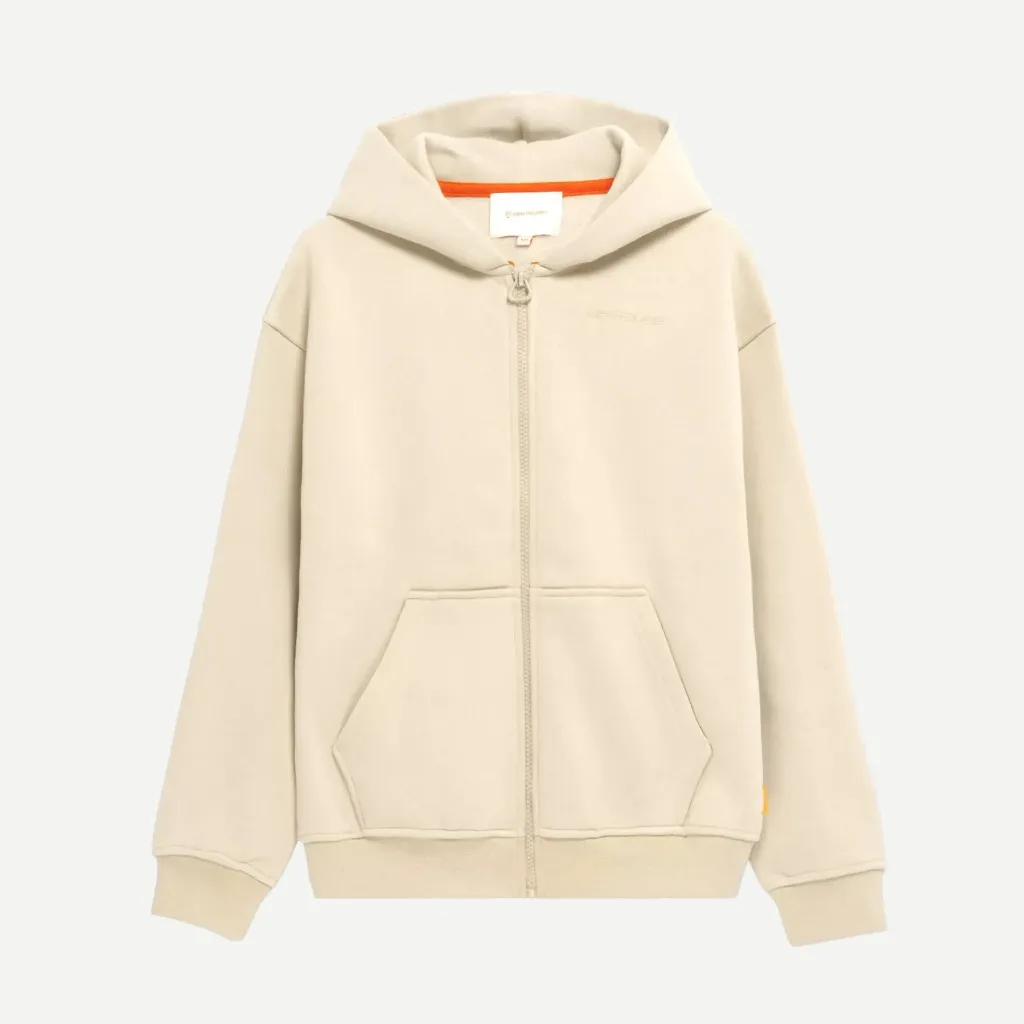 Sweatshirt Zippé Little PAUL NY "Latte" - LITPAULNYLATTE