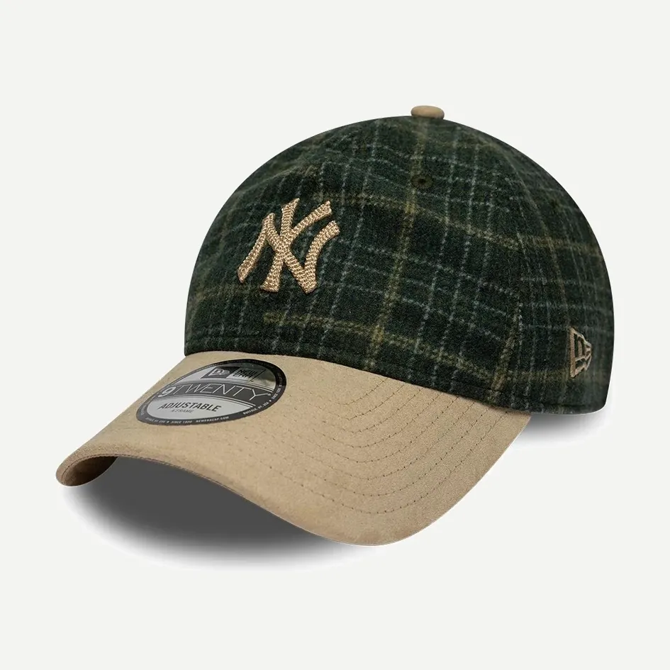 9TWENTY LA Dodgers MLB "Plaid Vert foncé & Beige" - 60960335