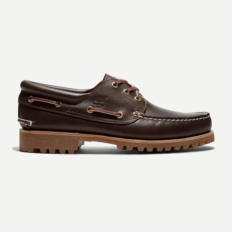 [TB03000321] Authentic 3-Eye Boat Shoe "Brown" (40)