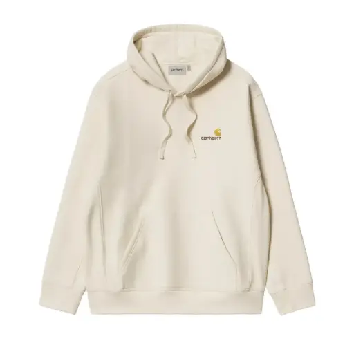 [I028279_05_XX] Hooded American Script Sweat "Natural"