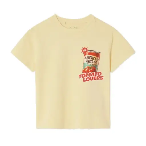 [KFIZ02AICREME] Tee-Shirt Tomato Lovers "Crème anglaise" - KFIZ02AI