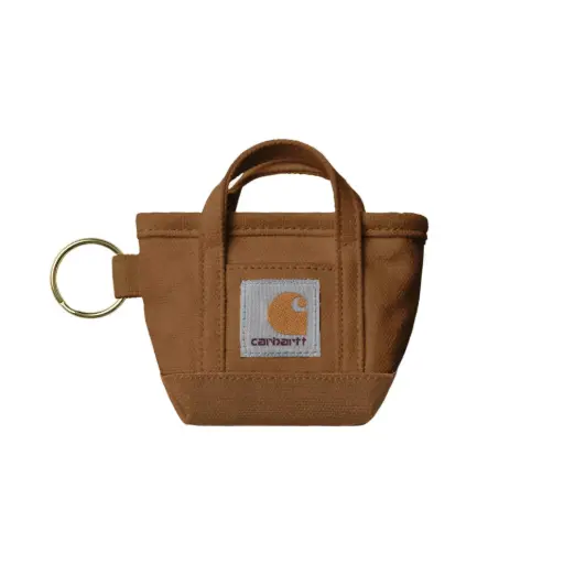 [I036418_HZ_XX] Mini Tote Bag Keychain "Hamilton Brown"