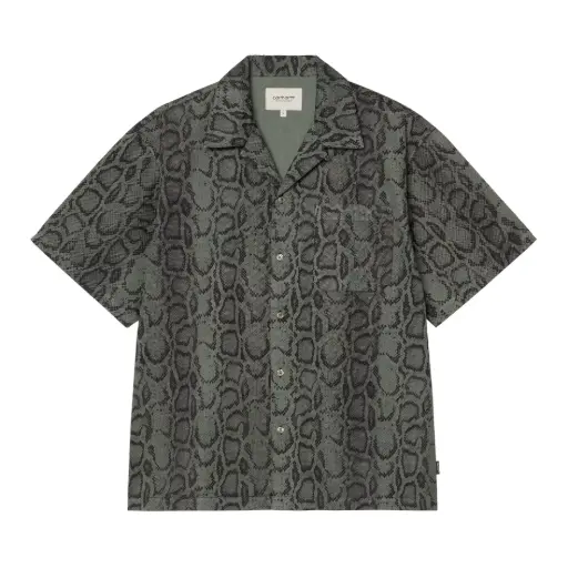 [I036275_3QA_GD] Snake Camo Shirt "Snake Camo / Leaf Garment Dyed"