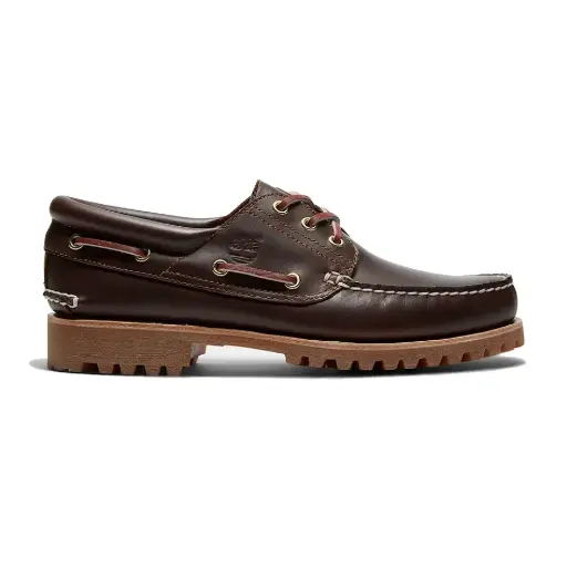 [TB030003214] Authentic 3-Eye Boat Shoe "Brown"